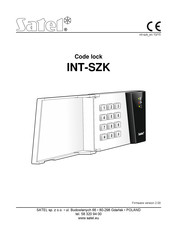 Satel INT-SZK Manual