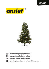 Anslut de luxe Christmas tree Operating Instructions Manual