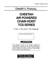 Harrington TCS500P Owner's Manual