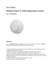 Neo Coolcam Motion Sensor 2 Manuals Manualslib
