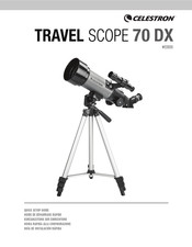 Celestron TRAVEL SCOPE 70 DX Quick Setup Manual