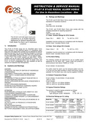 E2S D1xS2 Series Instructions/Service Manual