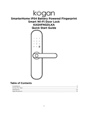 Kogan SmarterHome KASHFNGDLKA Quick Start Manual