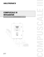 Milltronics CompuScale III Instruction Manual