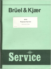 B&K 4416 Service Manual