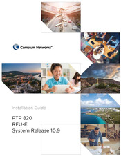 Cambium Networks PTP 820 RFU-E Installation Manual
