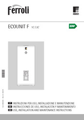 ferolli ECOUNIT F 200-1C Use, Installation And Maintenance Instructions