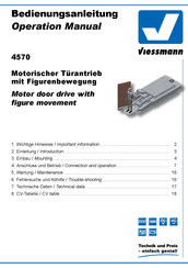 Viessmann 4570 Operation Manual