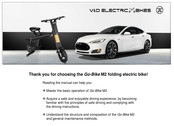 V&D Electric Bikes Go-Bike M2 Manual
