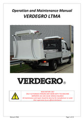 VERDEGRO LTMA Operation And Maintenance Manual
