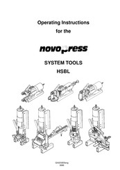 Novopress HSBL Series Operating Instructions Manual