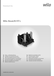 Wilo RexaLift FIT L2-19 Owner's Manual Installation And Operating Instructions