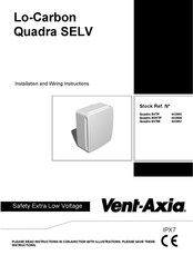 Vent-Axia Lo-Carbon Quadra SELV SVHTP Installation And Wiring Instructions