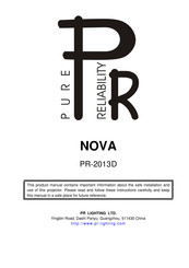 PR Lighting NOVA PR-2013D Manual