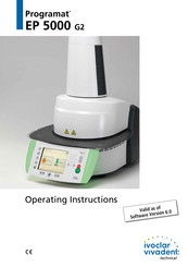 Ivoclar Vivadent Programat Ep 5000 G2 Manuals Manualslib