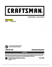 Craftsman CMXGBAM1054545 Instruction Manual