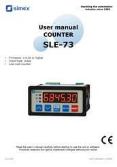 Simex SLE-73 User Manual