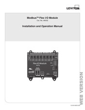 Leviton A8332 Installation And Operation Manual
