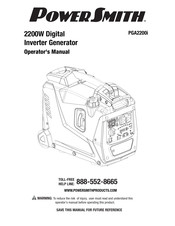 Richpower Power Smith PGA2200i Operator's Manual