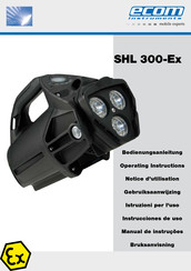 Ecom Instruments SHL 300-Ex Operating Instructions Manual