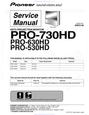 Pioneer PRO-730HD Service Manual