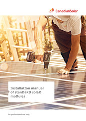 Canadian Solar Standard CS6U-P Installation Manual