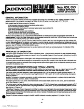 ADEMCO 652 Installation Instructions Manual
