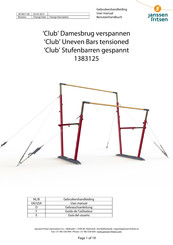 Janssen Fritsen Club Uneven Bars tensioned User Manual