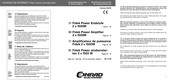 Conrad Fidek Power Amplifier 2 x 1500W Operating Instructions Manual