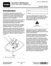 Toro HoverPro 400 Operator's Manual