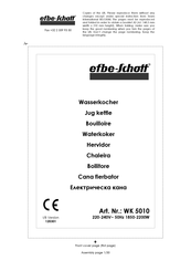 EFBE-SCHOTT WK 5010 Manual