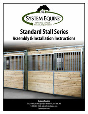 System Equine Rockwood Stall Series Assembly And Installation Instructions Manual