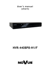 Novus NVR-4408P8-H1/F User Manual