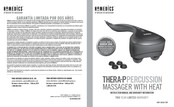HoMedics THERA-P PERCUSSION HHP-285HJ-THP Instruction Manual And  Warranty Information