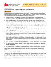 Federal Signal Corporation FHL-TAIL Manual