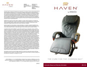 HoMedics HAVEN MR-100 Instruction Manual And  Warranty Information