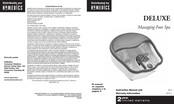 HoMedics ST-4 Instruction Manual And  Warranty Information