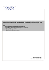 Alfa Laval Toftejorg SaniMidget SB UltraPure Instruction Manual