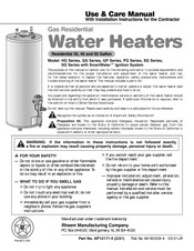 Rheem Manufacturing HG Series Use & Care Manual