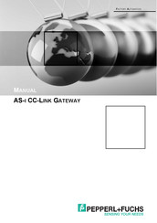 Pepperl+Fuchs AS-i CC-Link Gateway Manual