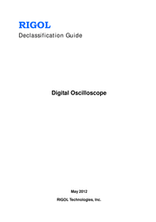 Rigol DS1072CA Declassification Manual