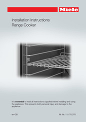 Miele HR 1936-1 Installation Instructions Manual