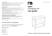 Mothercare open changing unit User Manual