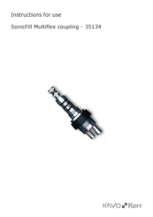 KaVo Kerr SonicFill Multiflex coupling Instructions For Use Manual