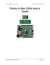 Pololu A-Star 32U4 Robot Controller SV User Manual