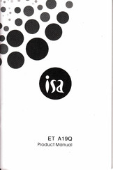 ISA ET A19Q Product Manual