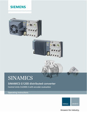 Siemens SINAMICS G120D CU240D-2 DP Operating Instructions Manual