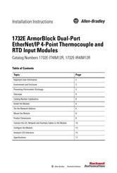 Allen-Bradley ArmorBlock 1732E Installation Instructions Manual