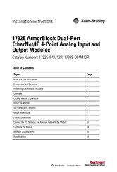 Allen-Bradley ArmorBlock 1732E-OF4M12R Installation Instructions Manual
