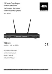 IMG STAGELINE TXS-865 Instruction Manual